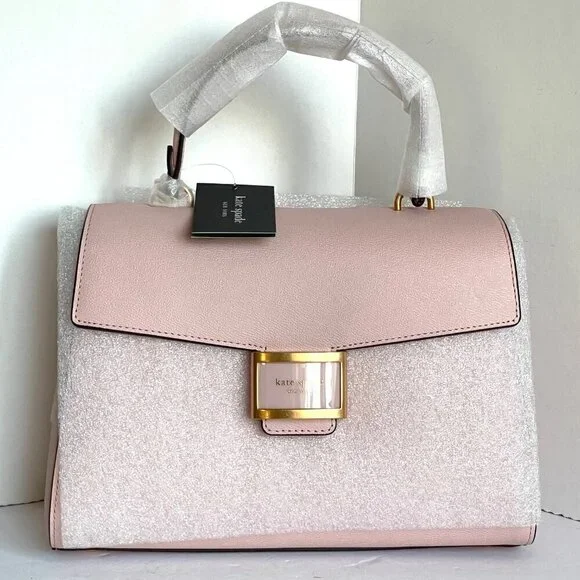 Kate Spade Katy Medium Top-Handle Crossbody Bag Antique Pink Leather Shoulder - Picture 7 of 11